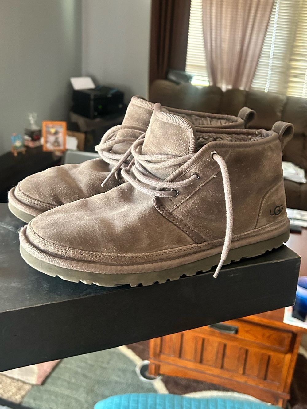 UGG Men's Taupe Suede Chukka Boot